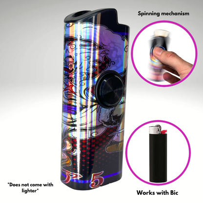 FLKR LYTR® 5th Gear FLKR Fidget Spinner Lighter Case Amazon Must Have for Bic® Spinner Lighter Case | FLKR LYTR - $11.99