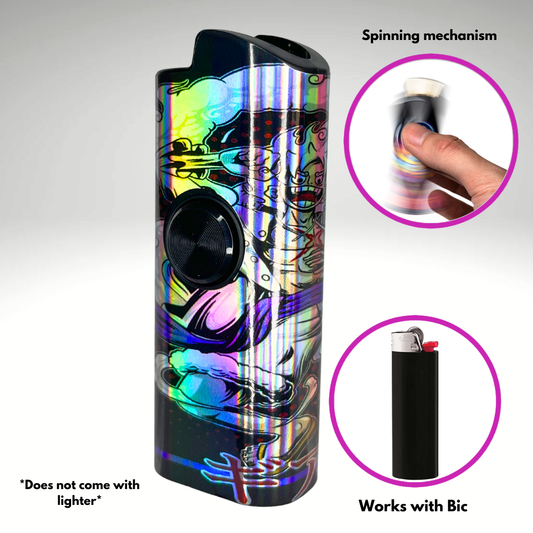 FLKR LYTR® 5th Gear FLKR Fidget Spinner Lighter Case Amazon Must Have for Bic® Spinner Lighter Case | FLKR LYTR - $11.99