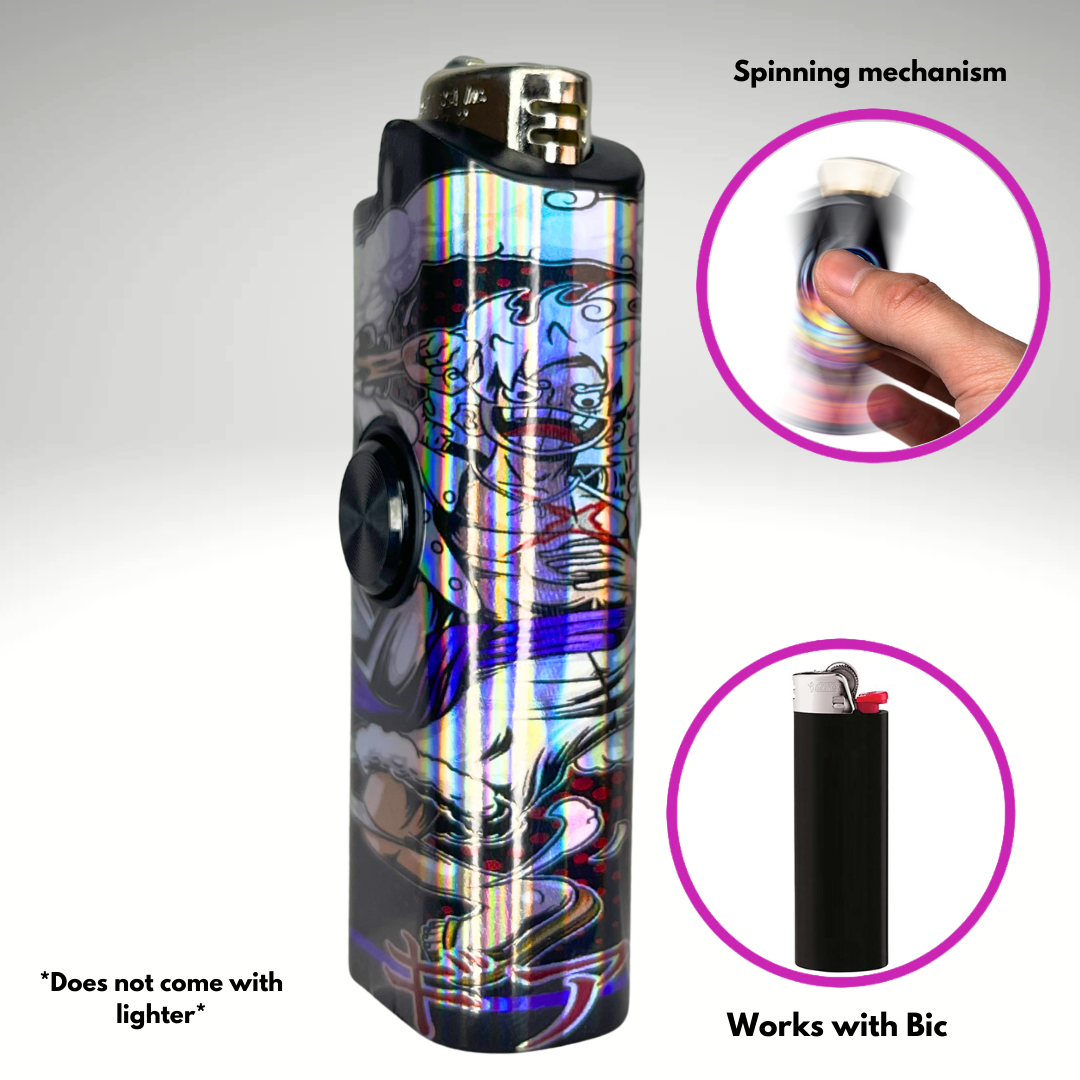 FLKR LYTR® 5th Gear FLKR Fidget Spinner Lighter Case Amazon Must Have for Bic® Spinner Lighter Case | FLKR LYTR - $11.99