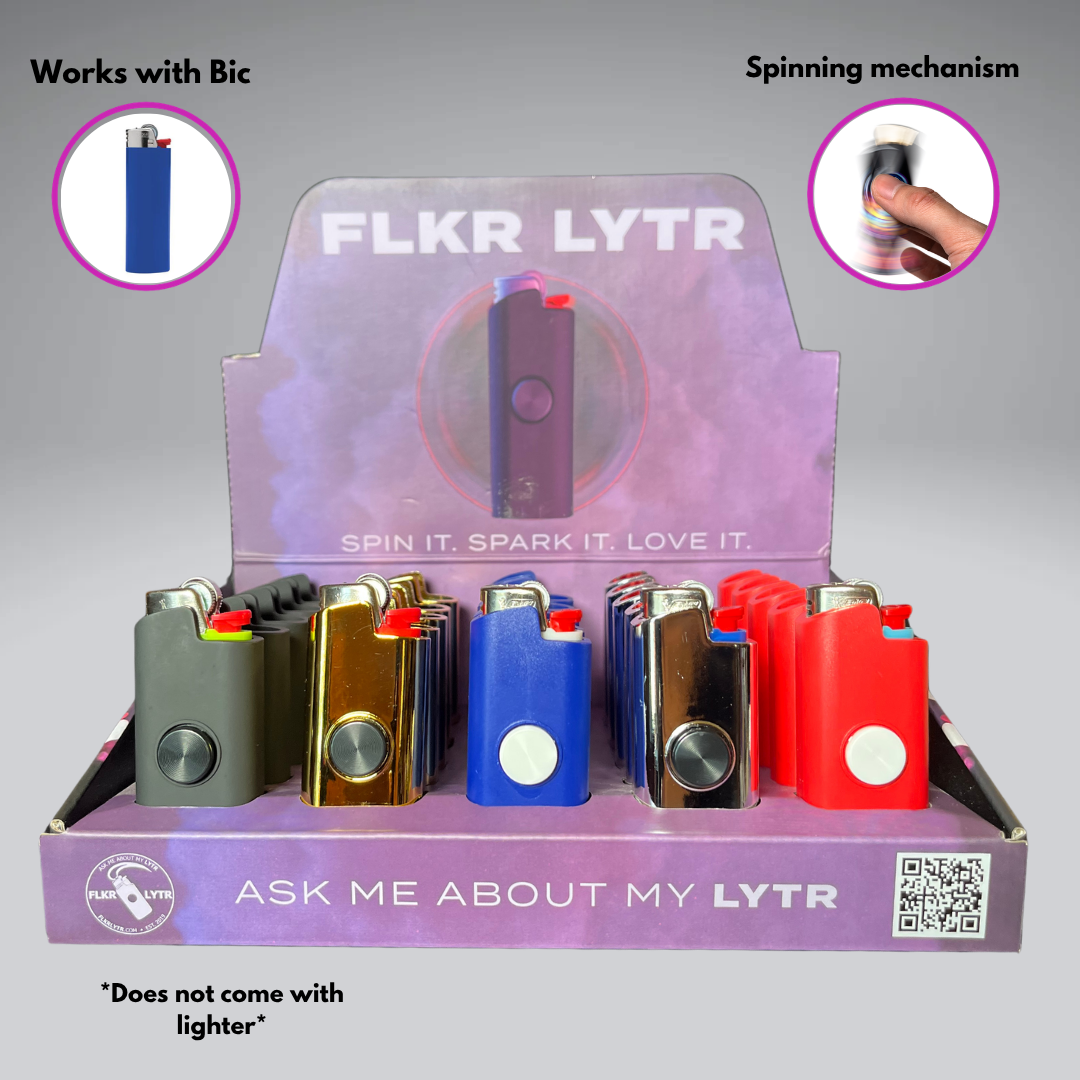 FLKR LYTR: Mutli-color Retail Display Box Case for BIC® | FLKR LYTR