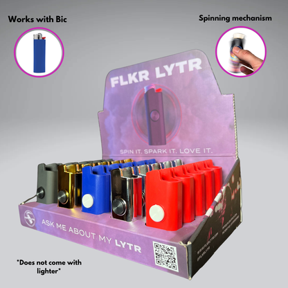 FLKR LYTR: Mutli-color Retail Display Box Case for BIC® | FLKR LYTR