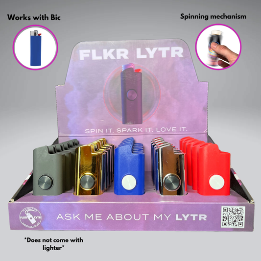 FLKR LYTR: Mutli-color Retail Display Box Case for BIC® | FLKR LYTR