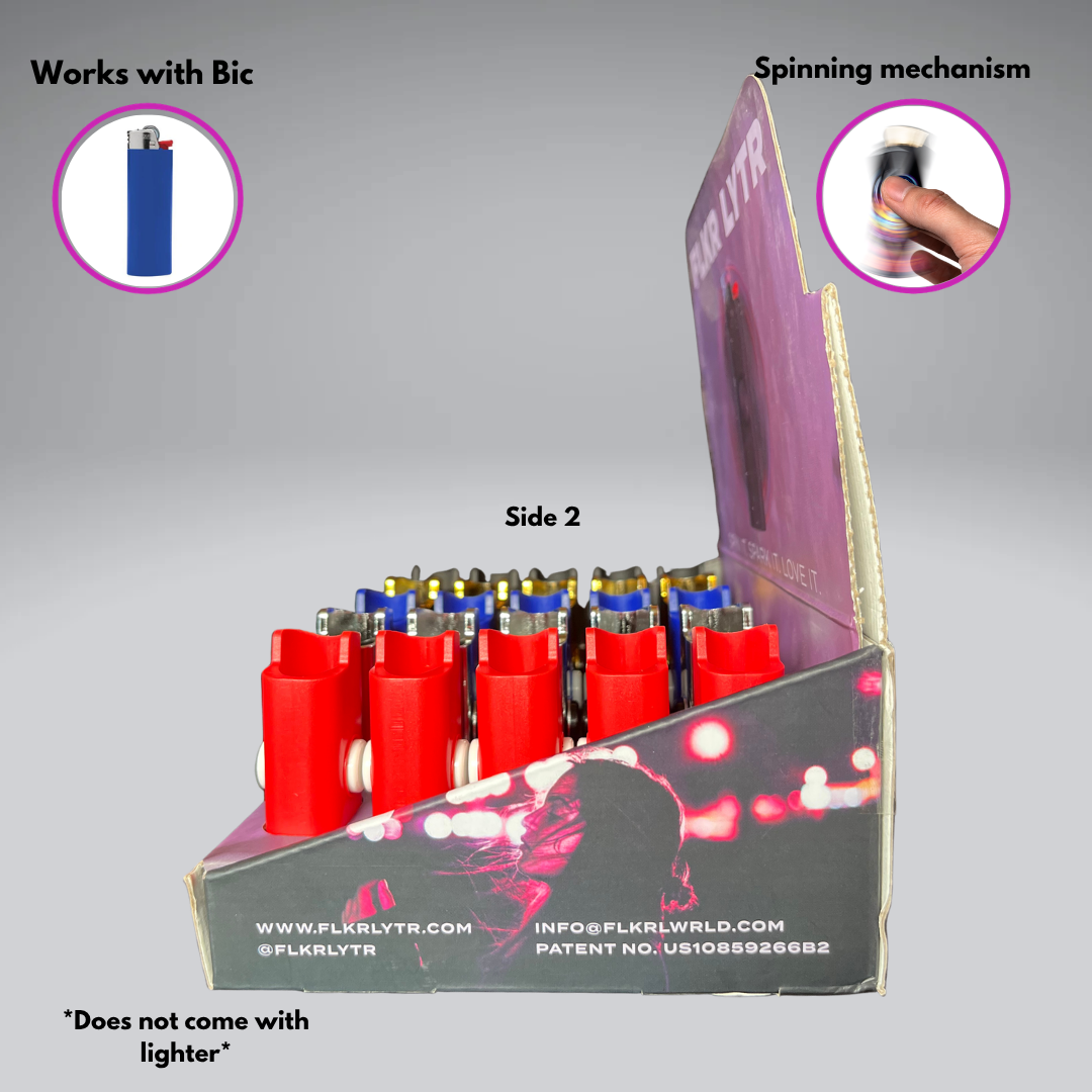 FLKR LYTR: Mutli-color Retail Display Box Case for BIC® | FLKR LYTR