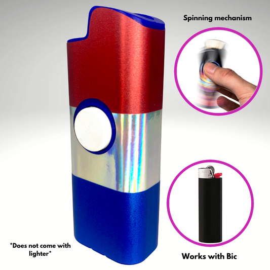 FLKR LYTR® Fidget Spinner Lighter Case "Netherland Flag" for Bic® Spinner Lighter Case | FLKR LYTR - $11.99