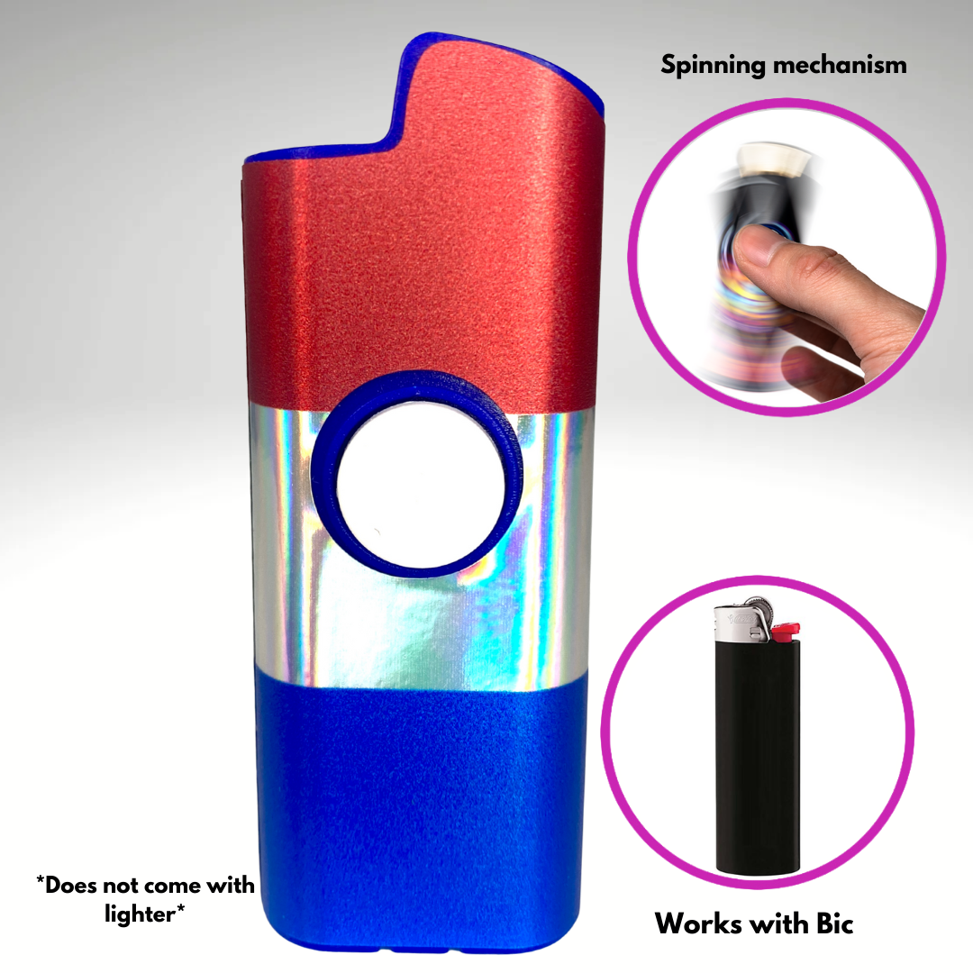FLKR LYTR® Fidget Spinner Lighter Case "Netherland Flag" for Bic® Spinner Lighter Case | FLKR LYTR - $11.99