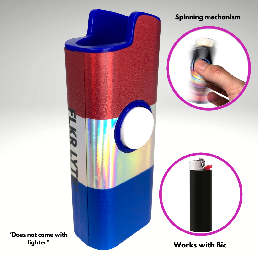 FLKR LYTR® Fidget Spinner Lighter Case "Netherland Flag" for Bic® Spinner Lighter Case | FLKR LYTR - $11.99