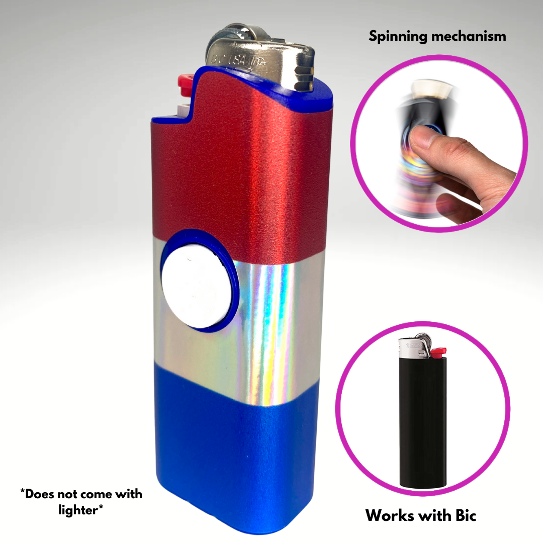 FLKR LYTR® Fidget Spinner Lighter Case "Netherland Flag" for Bic® Spinner Lighter Case | FLKR LYTR - $11.99
