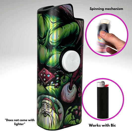 FLKR LYTR®  Fidget Spinner Lighter Case "Boogie Man" for Bic® Spinner Lighter Case | FLKR LYTR - $11.99)