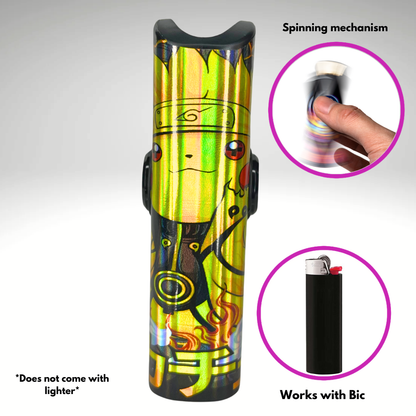 FLKR LYTR® Amazon Prime Must Have Fidget Spinner Lighter Case "Pikamode" for Bic® Lighter Case - $11.99