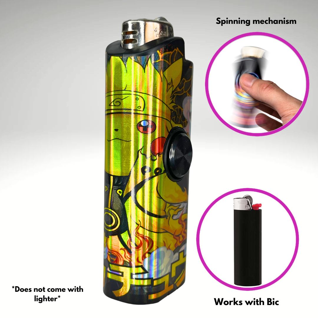 FLKR LYTR® Amazon Prime Must Have Fidget Spinner Lighter Case "Pikamode" for Bic® Lighter Case - $11.99