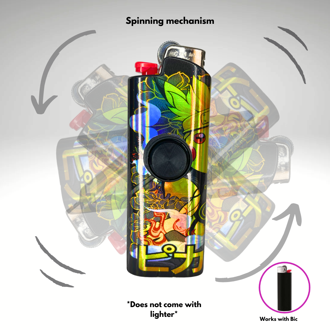 FLKR LYTR® Amazon Prime Must Have Fidget Spinner Lighter Case "Pikamode" for Bic® Lighter Case - $11.99