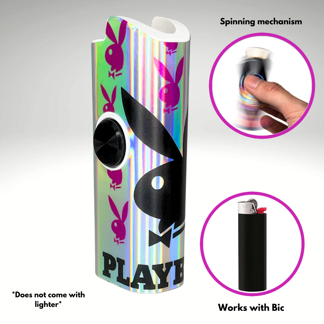 FLKR LYTR® Fidget Spinner Lighter Case "Playboii" for Bic® Spinner Lighter Case | FLKR LYTR - $11.99