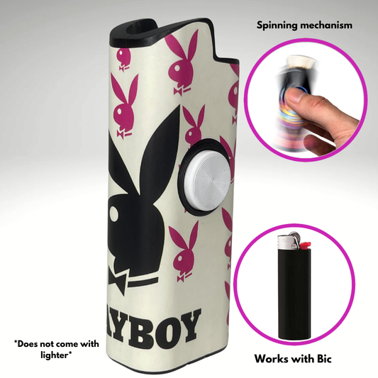 FLKR LYTR® Fidget Spinner Lighter Case "Playboii" for Bic® Spinner Lighter Case | FLKR LYTR - $11.99