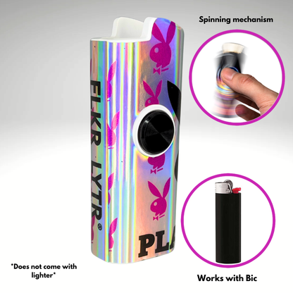 FLKR LYTR® Fidget Spinner Lighter Case "Playboii" for Bic® Spinner Lighter Case | FLKR LYTR - $11.99