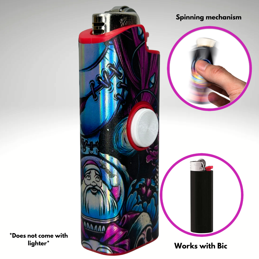 FLKR LYTR®  Fidget Spinner Lighter Case Must Have "Sally" for Bic® Spinner Lighter Case | FLKR LYTR - $11.99