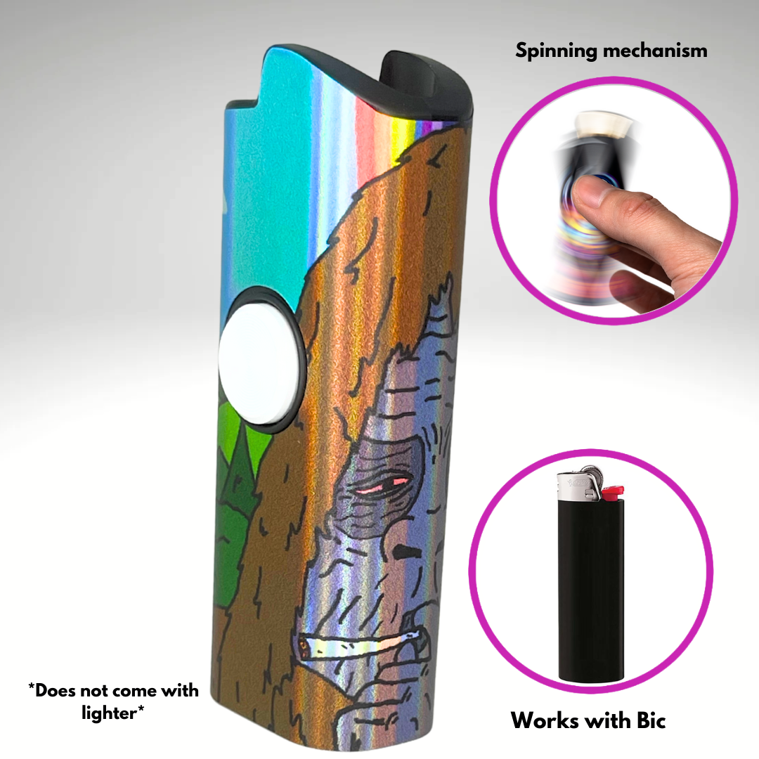 FLKR LYTR® Fidget Spinner Lighter Case "Sassy FLKR" for Bic® Spinner Lighter Case | FLKR LYTR - $11.99