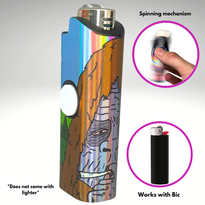 FLKR LYTR® Fidget Spinner Lighter Case "Sassy FLKR" for Bic® Spinner Lighter Case | FLKR LYTR - $11.99