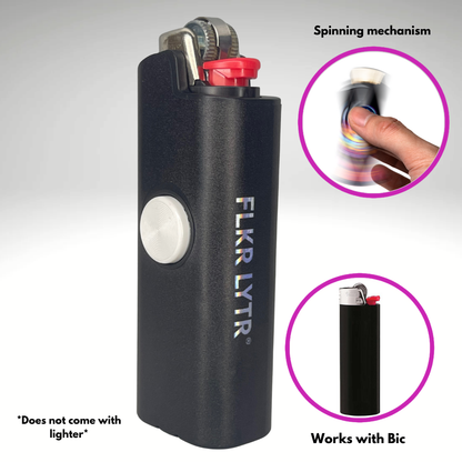 FLKR LYTR®  Fidget Spinner Lighter Case "Scream" for Bic® Spinner Lighter Case | FLKR LYTR - $11.99