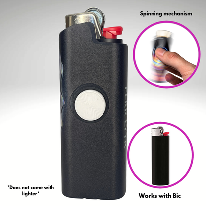 FLKR LYTR®  Fidget Spinner Lighter Case "Scream" for Bic® Spinner Lighter Case | FLKR LYTR - $11.99