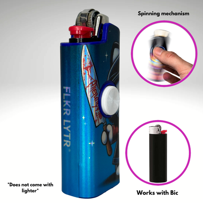 FLKR LYTR®  Fidget Spinner Lighter Case Must Have "Scream Kitty" for Bic® Spinner Lighter Case | FLKR LYTR - $11.99
