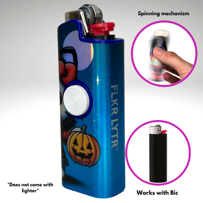 FLKR LYTR®  Fidget Spinner Lighter Case Must Have "Scream Kitty" for Bic® Spinner Lighter Case | FLKR LYTR - $11.99