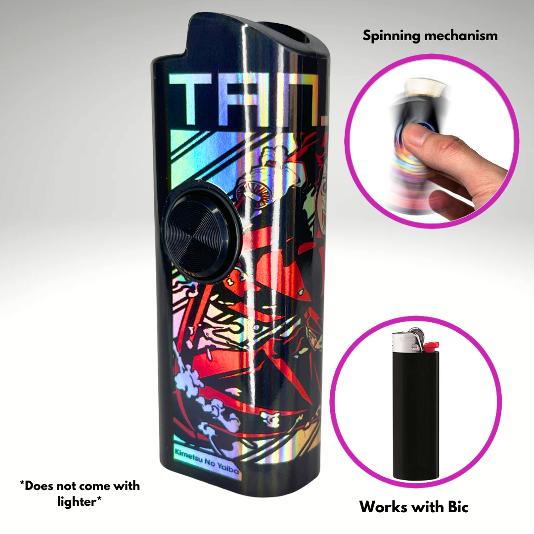 FLKR LYTR® Amazon Prime Must Have Fidget Spinner Lighter Case "Tanjiro" for Bic® Lighter Case - $11.99