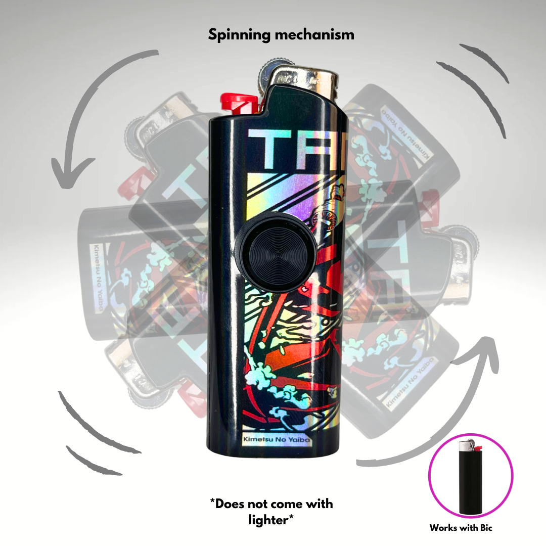 FLKR LYTR® Amazon Prime Must Have Fidget Spinner Lighter Case "Tanjiro" for Bic® Lighter Case - $11.99