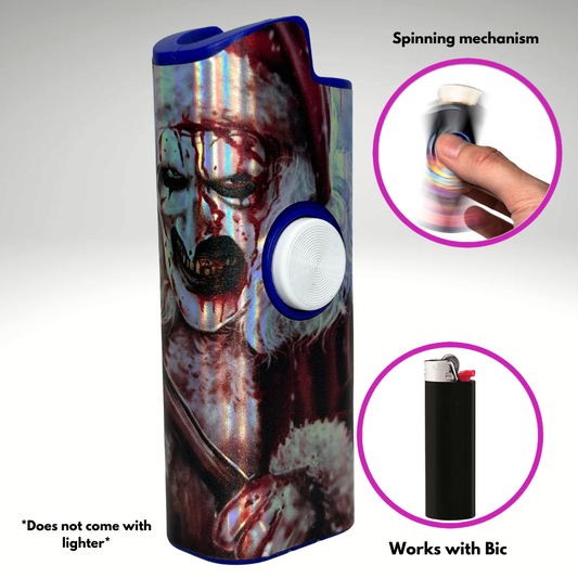 FLKR LYTR®  Fidget Spinner Lighter Case "Scarifier" for Bic® Spinner Lighter Case | FLKR LYTR - $11.99)