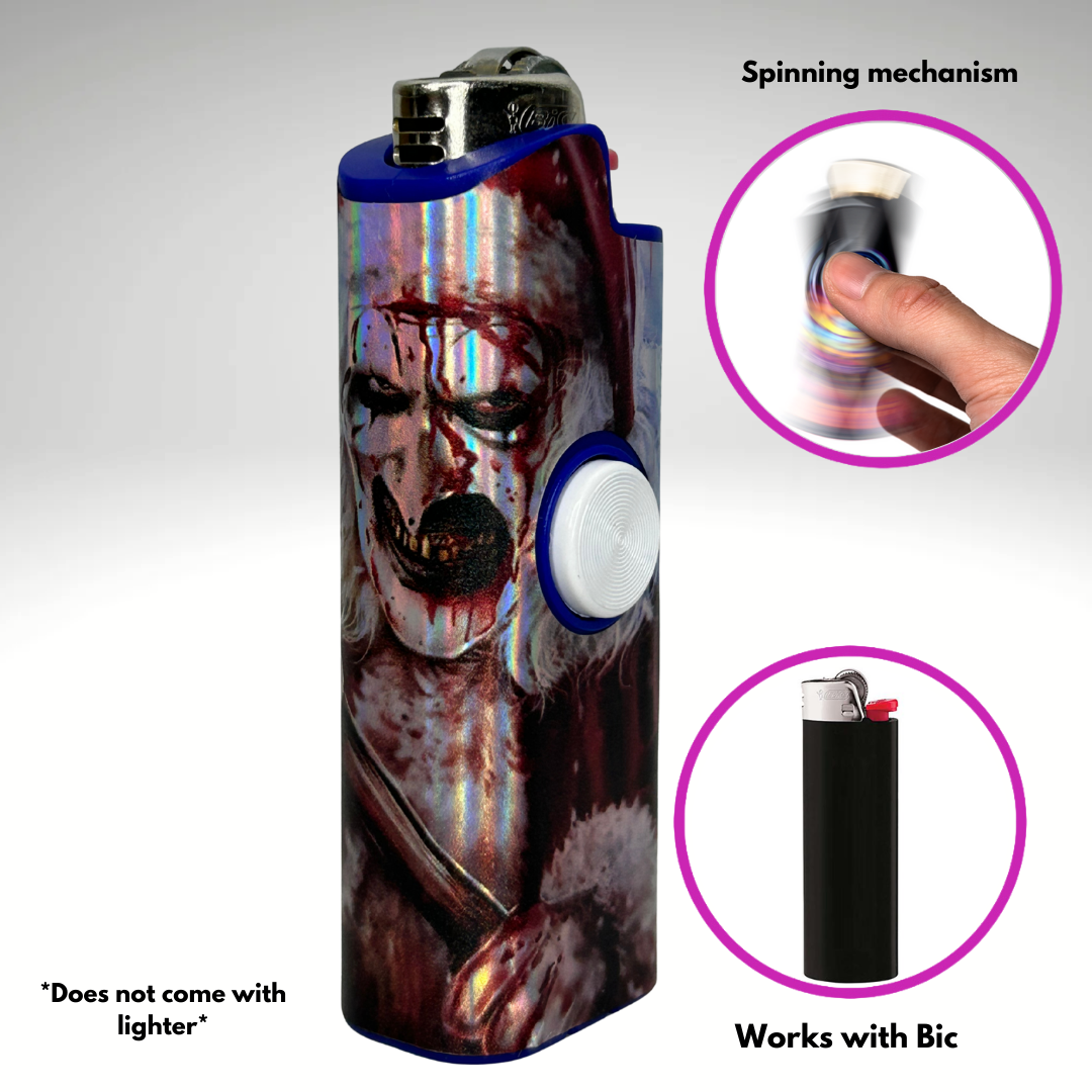 FLKR LYTR®  Fidget Spinner Lighter Case "Scarifier" for Bic® Spinner Lighter Case | FLKR LYTR - $11.99)