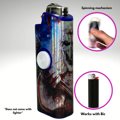 FLKR LYTR®  Fidget Spinner Lighter Case "Scarifier" for Bic® Spinner Lighter Case | FLKR LYTR - $11.99)
