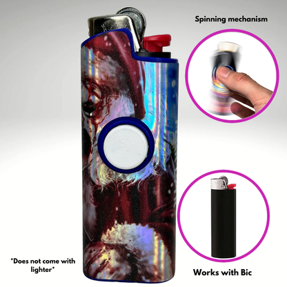 FLKR LYTR®  Fidget Spinner Lighter Case "Scarifier" for Bic® Spinner Lighter Case | FLKR LYTR - $11.99)