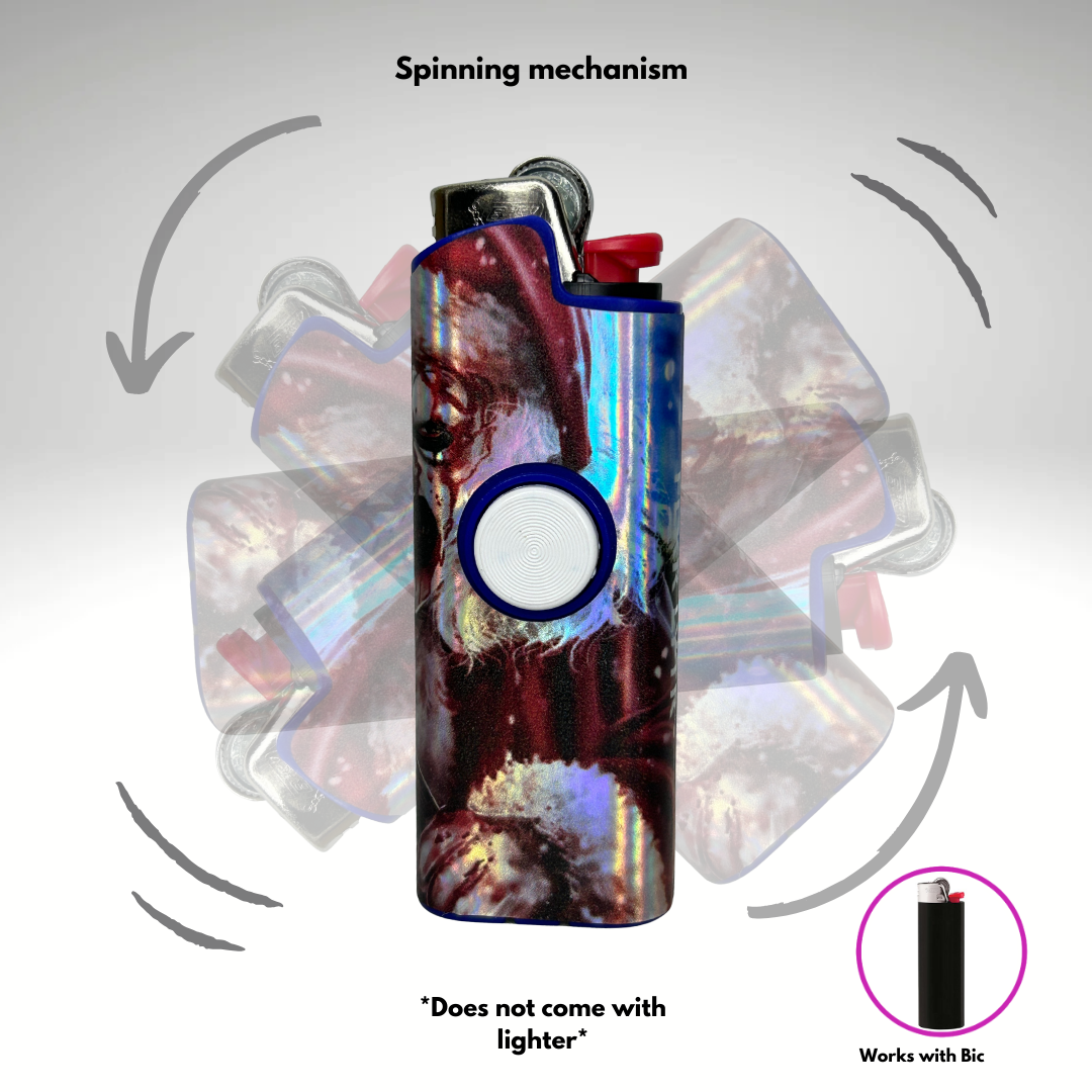 FLKR LYTR®  Fidget Spinner Lighter Case "Scarifier" for Bic® Spinner Lighter Case | FLKR LYTR - $11.99)