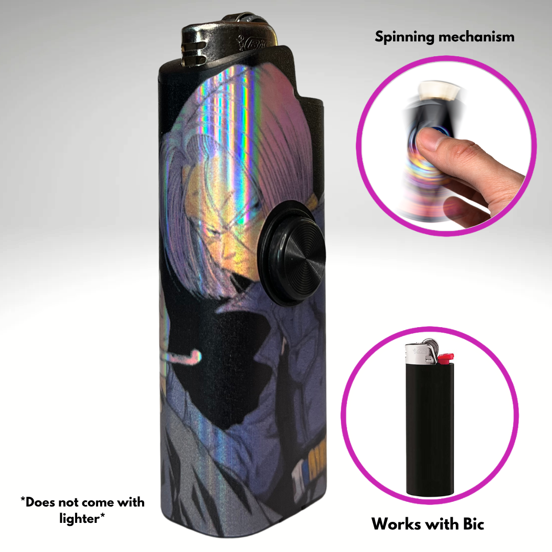 FLKR LYTR® Fidget Spinner Lighter Case "Future T"  for Bic® Spinner Lighter Case