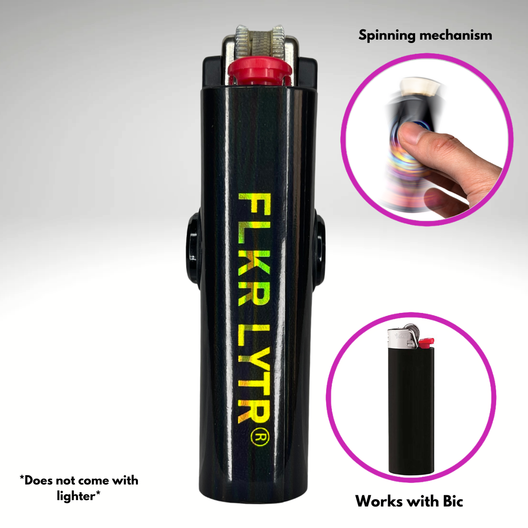 FLKR LYTR® Amazon Prime Must Have Fidget Spinner Lighter Case "UI Goku" for Bic® Lighter Case - $11.99