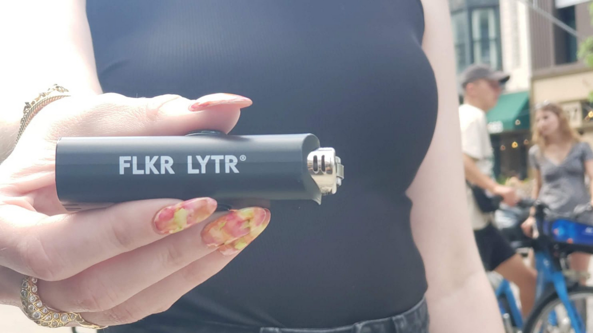 Flkr FLKR LYTR: Flicker lighter fidget spinner lighter case