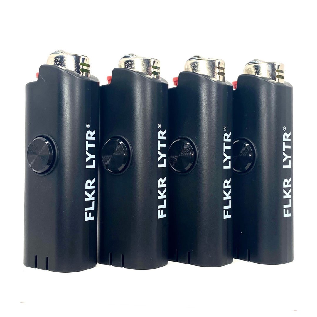 FLKR LYTR® Multi-Pack Fidget Spinner Lighter Case "DRK NYTE" for Bic® Spinner Lighter Case | FLKR LYTR