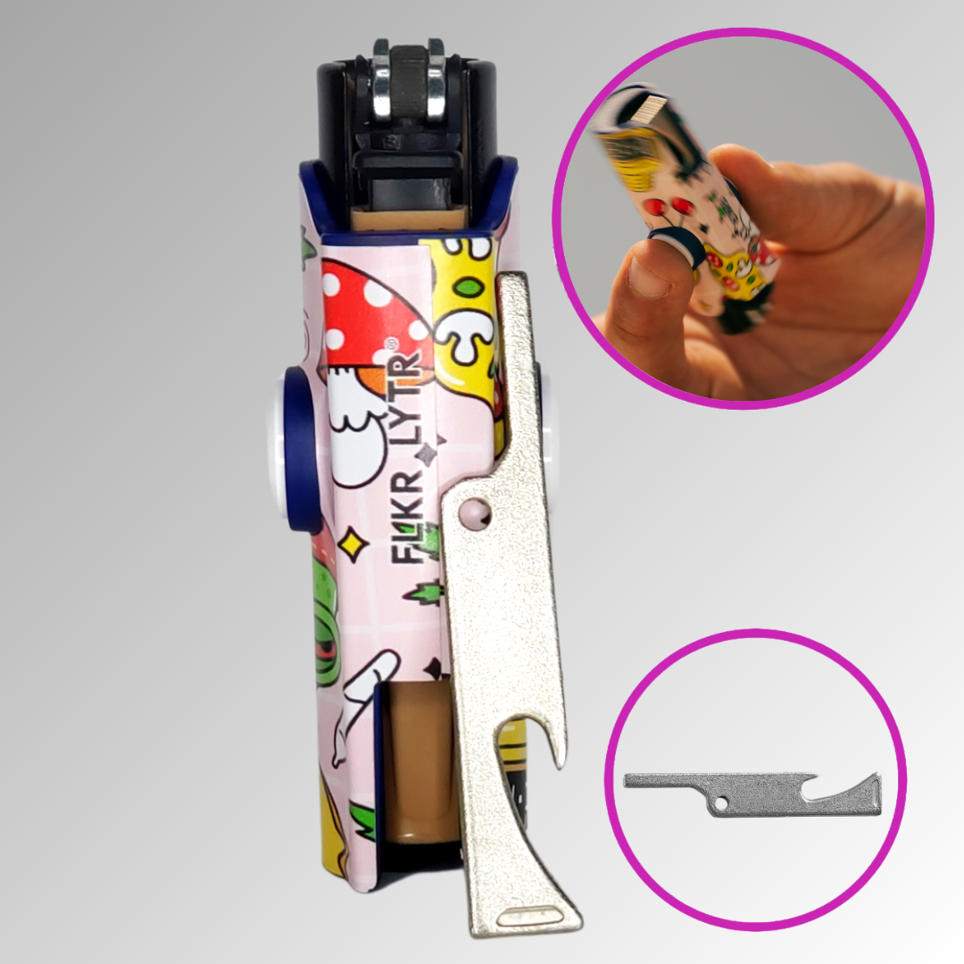 FLKR LYTR® Amazon Prime Fidget Spinner Lighter Case for Clipper Lighter® High Alien - $11.99