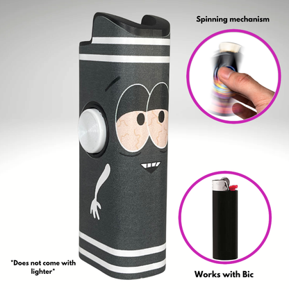 FLKR LYTR®  Fidget Spinner Lighter Case "Towlie" for Bic® Spinner Lighter Case | FLKR LYTR - $11.99)