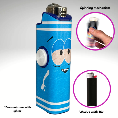 FLKR LYTR®  Fidget Spinner Lighter Case "Towlie" for Bic® Spinner Lighter Case | FLKR LYTR - $11.99)
