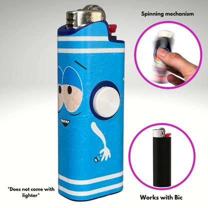 FLKR LYTR®  Fidget Spinner Lighter Case "Towlie" for Bic® Spinner Lighter Case | FLKR LYTR - $11.99)