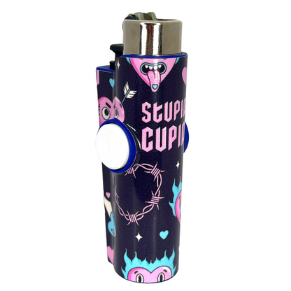 FLKR LYTR® Fidget Spinner Lighter Case "Stupid Cupid" for Clipper Lighter® Case - $11.99