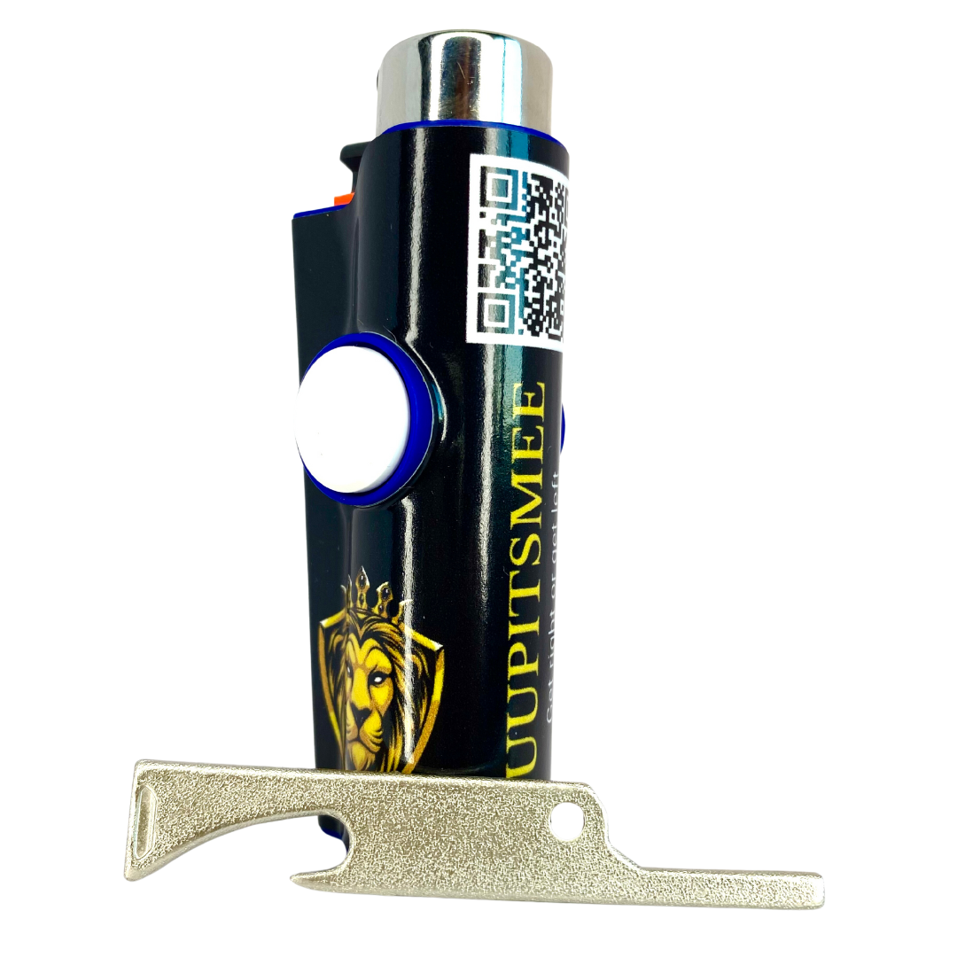 FLKR LYTR® Fidget Spinner Lighter Case "KingYuupItsMe" for Clipper Lighter® Case - $12.99
