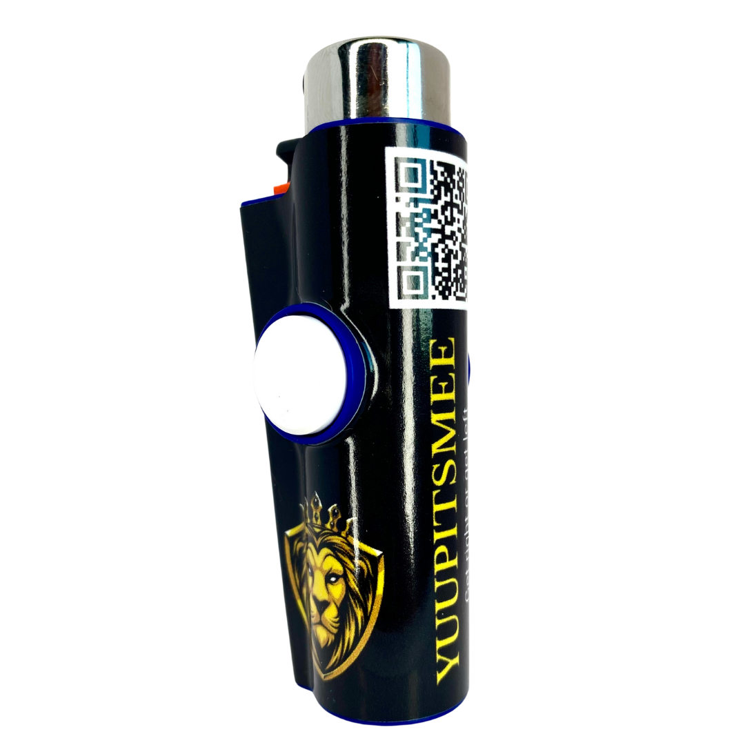 FLKR LYTR® Fidget Spinner Lighter Case "KingYuupItsMe" for Clipper Lighter® Case - $11.99