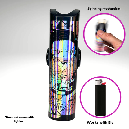 FLKR LYTR® Amazon Prime Must Have Fidget Spinner Lighter Case "Nezuko" for Bic® Lighter Case - $11.99