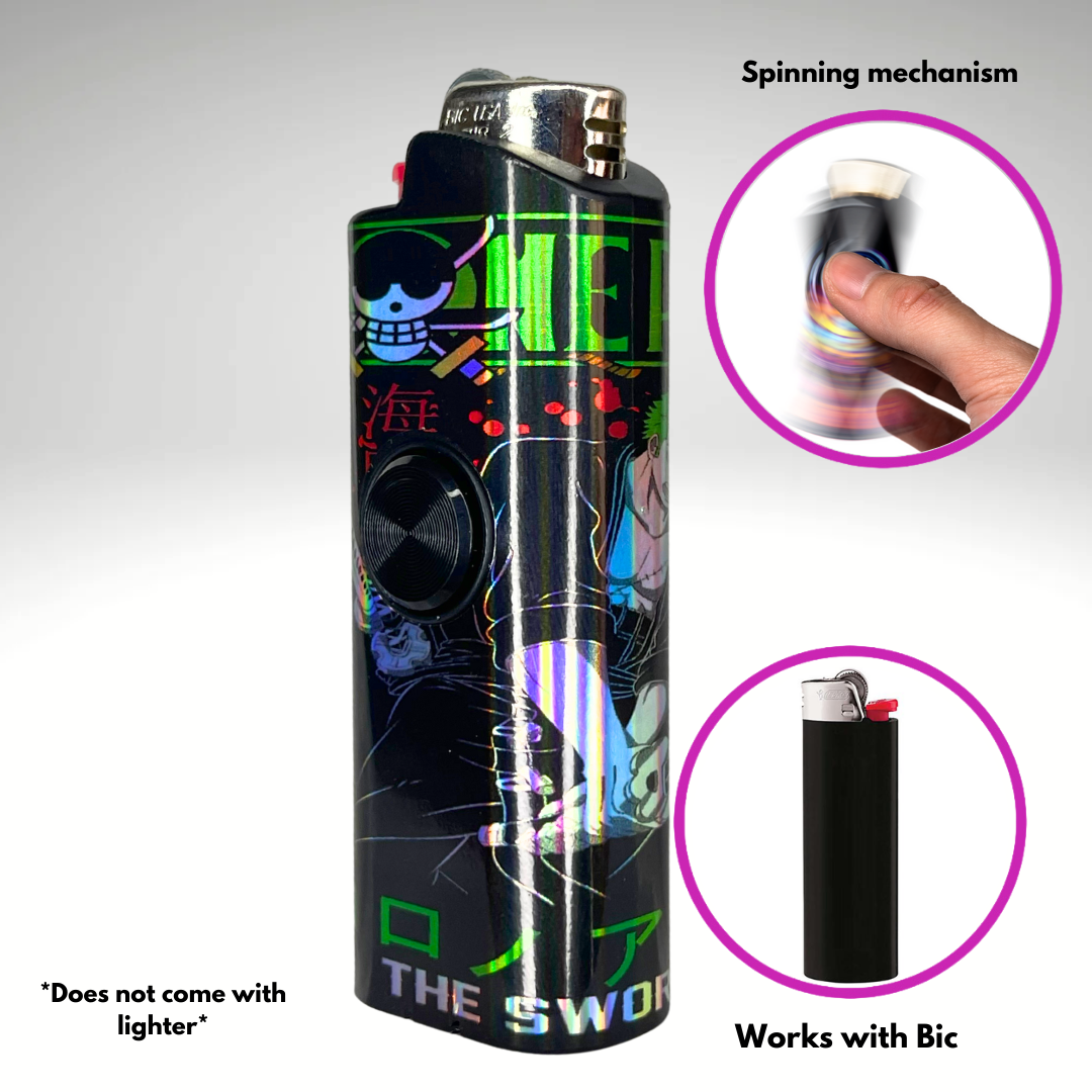 FLKR LYTR® Fidget Spinner Lighter Case "Z swordman " for Bic® Spinner Lighter Case | FLKR LYTR - $11.99