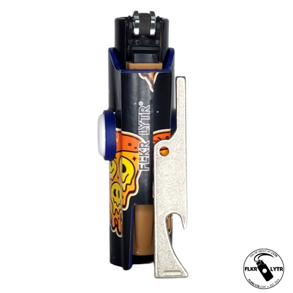 FLKR LYTR® Fidget Spinner Lighter Case "Pizza Melt" for Clipper Lighter® Case - $13.49