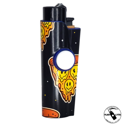 FLKR LYTR® Fidget Spinner Lighter Case "Pizza Melt" for Clipper Lighter® Case - $13.49
