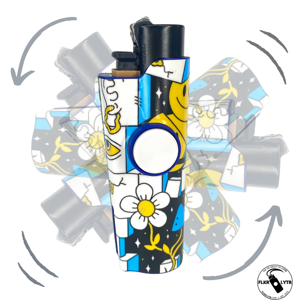 FLKR LYTR Flicker lighter fidget spinner lighter case